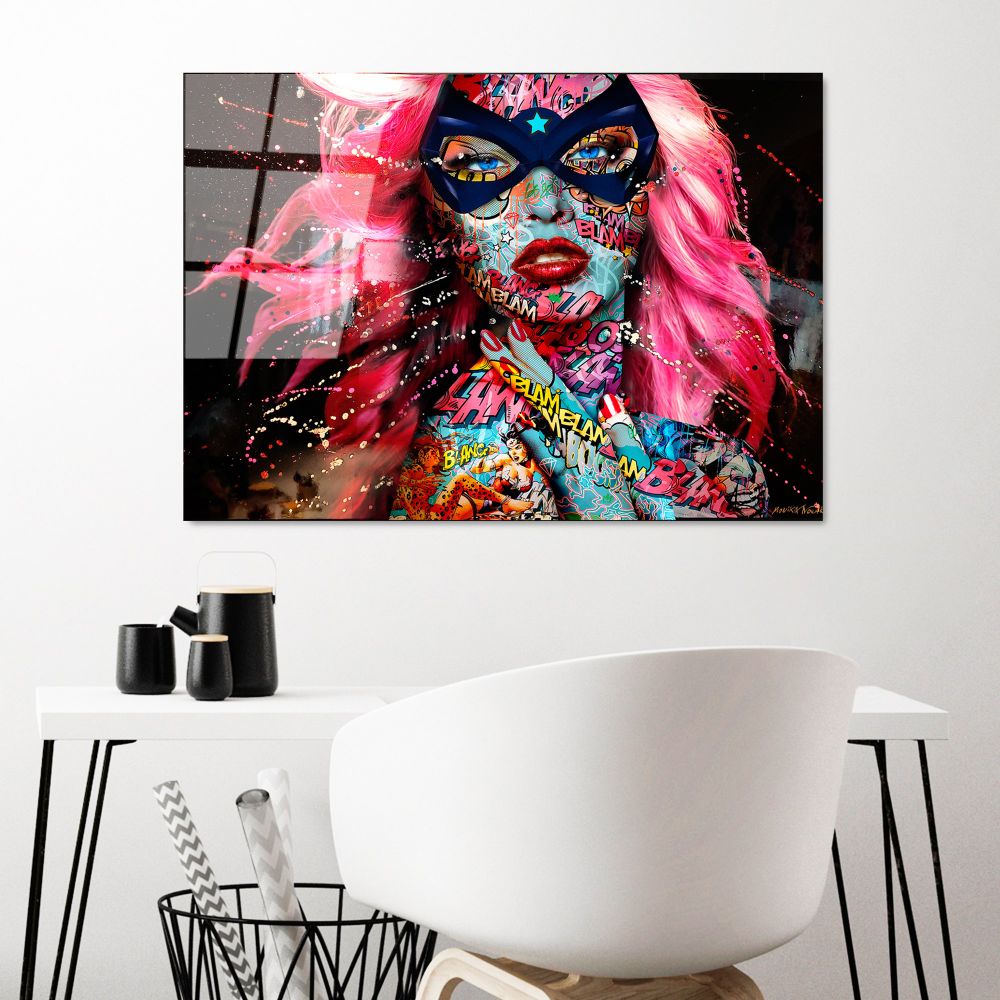 Dekorativna Slika na Kaljenom Staklu UV-724, 70 x 100 cm, Višebojna slika 3