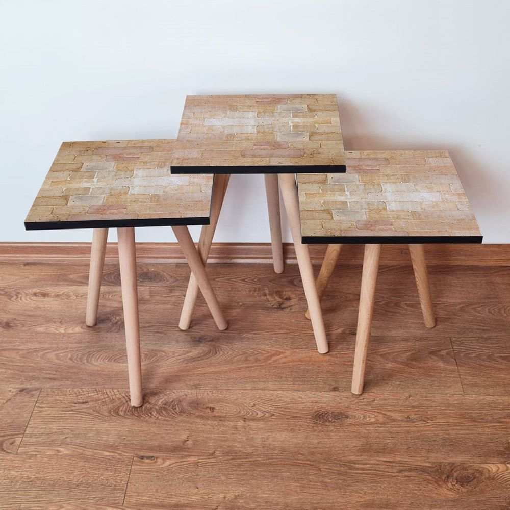 Nesting Table 3Shp223 - Bež (3 komada) slika 1