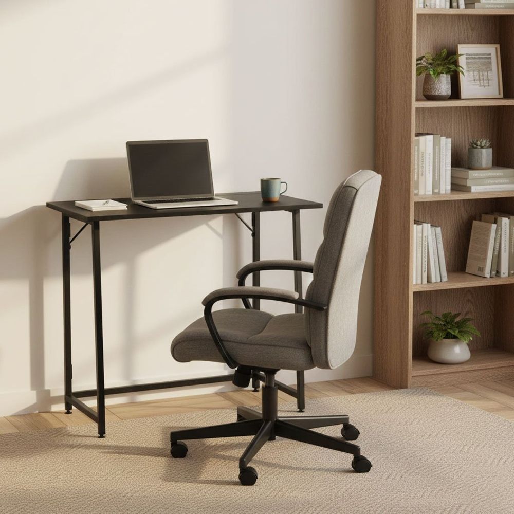 ModernHome sklopivi računalni stol 80 × 45 cm za laptop – crni slika 2