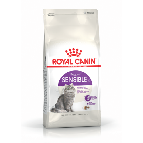 ROYAL CANIN FHN Sensible 33, potpuna i uravnotežena hrana za odrasle mačke starije od godinu dana, s osjetljivim probavnim sustavom, 10 kg slika 1