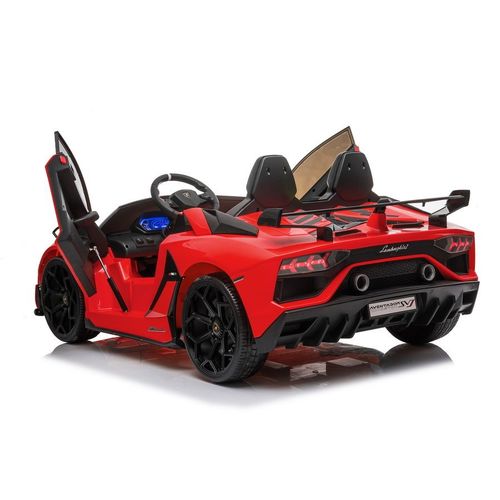 Licencirani auto na akumulator Lamborghini Aventador SX2028 - dvosjed - crveni slika 7