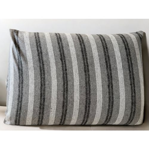 Jastucnica Flanel 40x60cm grey/white slika 1