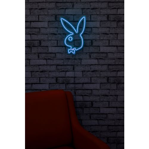 Wallity Ukrasna plastična LED rasvjeta, Playboy - Blue slika 2