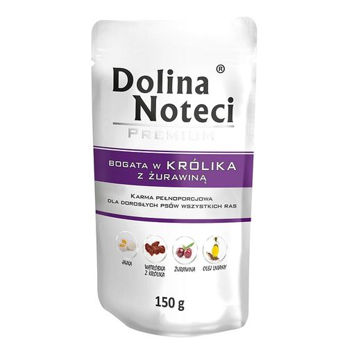 Dolina Noteci Premium Dog Adult Zečetina sa Brusnicom 150g slika 1