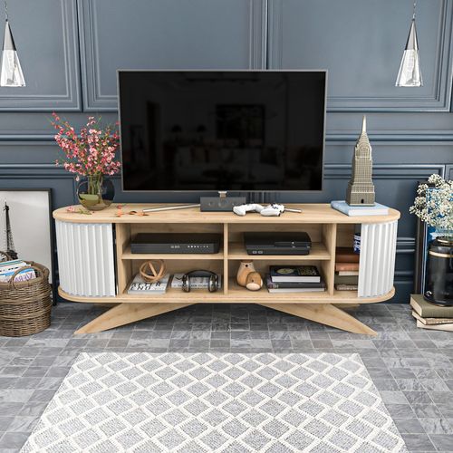 Stor - Sapphire, White Sapphire
White TV Stand slika 8