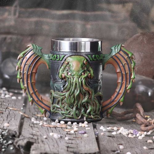 NEMESIS NOW The vessel of Cthulhu JR tankard slika 7