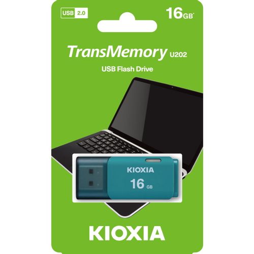 Memorija USB Kioxia-Toshiba Hayabusa 16GB aqua U202 slika 2