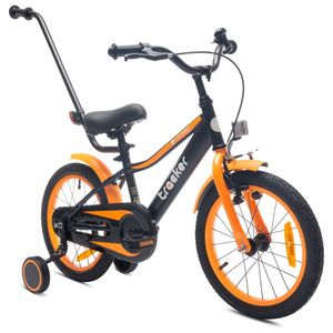 Dječji bicikl guralica Tracker 16" crno - narančasti