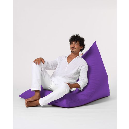 Atelier Del Sofa Vreća za sjedenje, Pyramid Big Bed Pouf - Purple slika 10