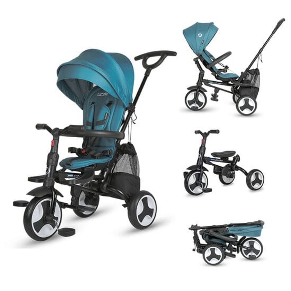 Coccolle Sklopivi rotirajući tricikl Spectra Plus Premium Line, Atlantic Blue slika 2