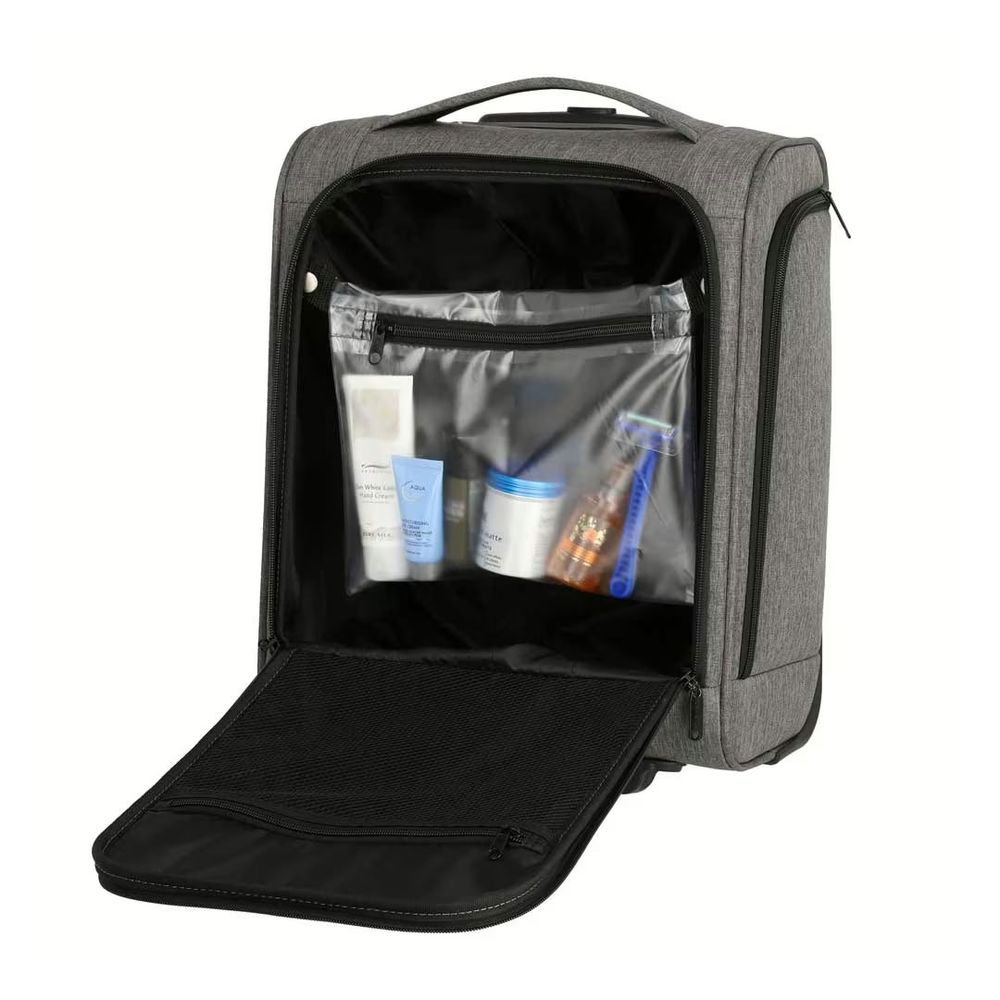 Travelite Kofer 43 cm sa 2 točkića Cabin, 090225-04, sivi slika 4