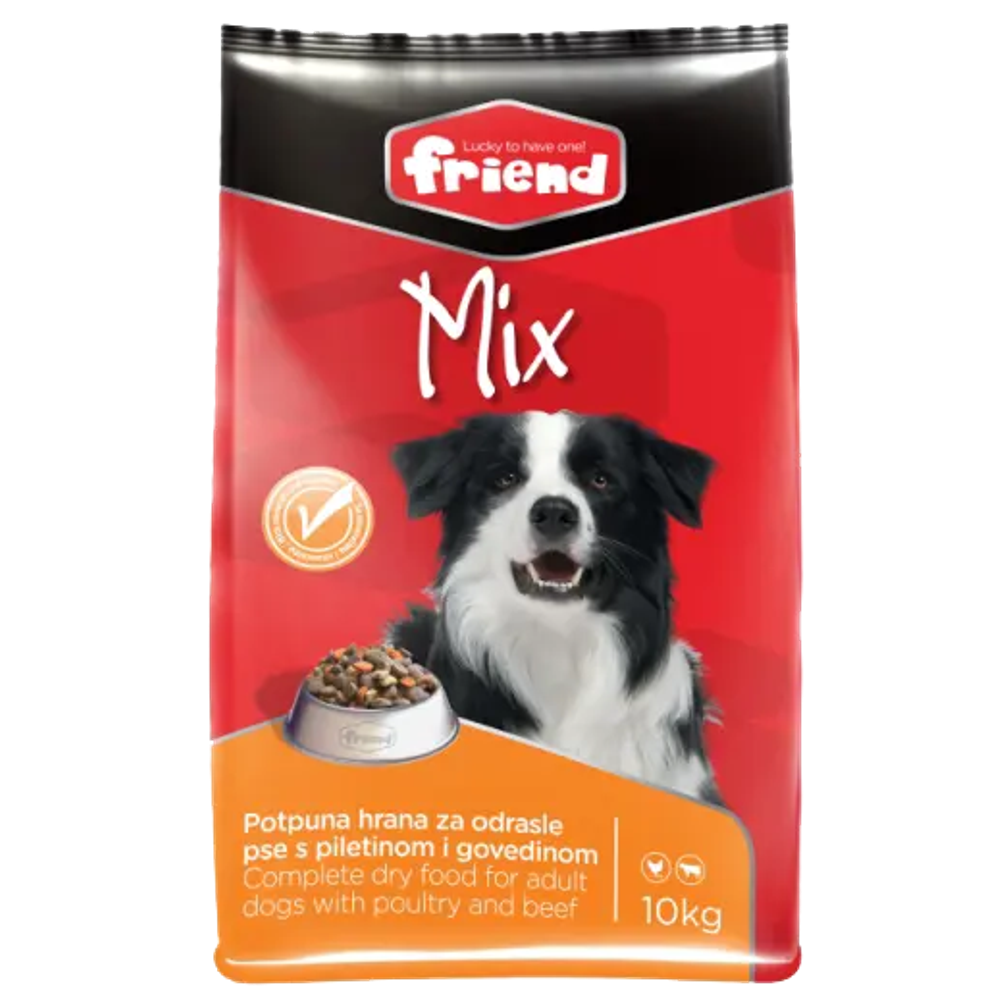 Friend Mix suha hrana za pse Piletina Govedina 10kg slika 1