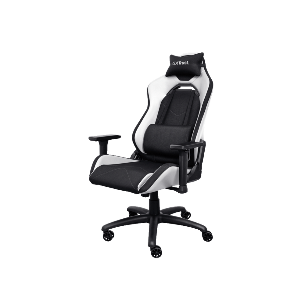 Trust GXT 714W gaming stolica RUYA, bijela, udobna, podesiv ergonomska, eko materijal slika 1