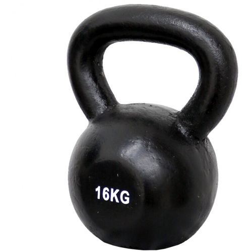 AMILA Kettlebell Cast Iron Rubber Base 16Kg slika 1