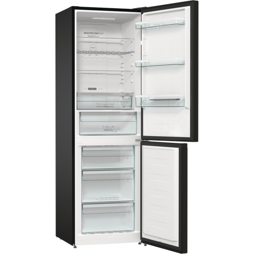 Gorenje NRK619EABXL4 Frižider sa zamrzivačem, NoFrost, Visina 185 cm, Širina 60 cm, Crna boja slika 4