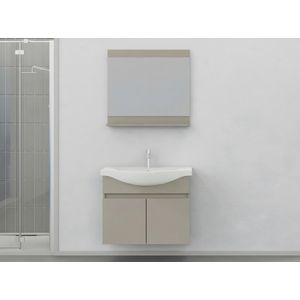 Kupaonski namještaj set (2 komada) Mare 80 u boji latte