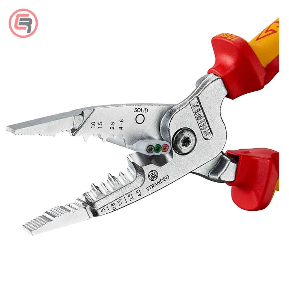 Knipex Kliješta Elektroinstalacijska Multifunkcionalna 200mm 1000V – 13 76 200 ME slika 6