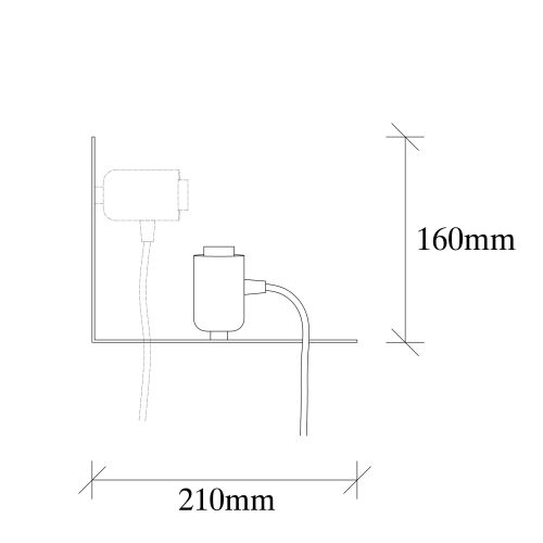 Zidna lampa Opviq Tokyo - 502-R COPPER u bakarnoj boji slika 3