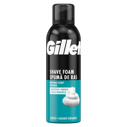 Gillette Sensitive pena za brijanje 200ml slika 1