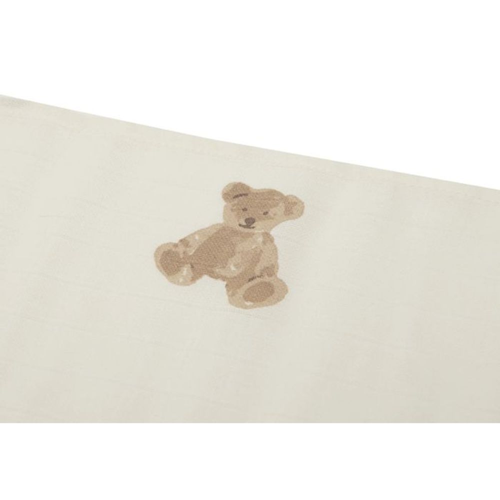 Jollein Muslin pelene Teddy Bear 70x70cm, 3kom slika 3