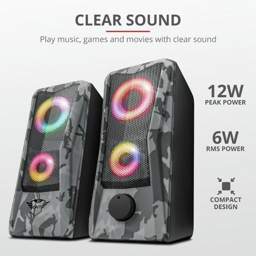 Trust GXT 606 JAVV RGB-ILUMINATED 2.0 SPEAKER SET (23379) slika 3