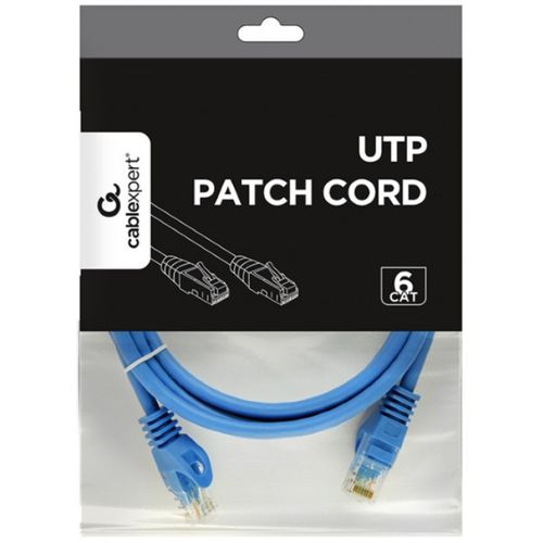 PP6U-2M/B Gembird Mrezni kabl, CAT6 UTP Patch cord 2m blue slika 2