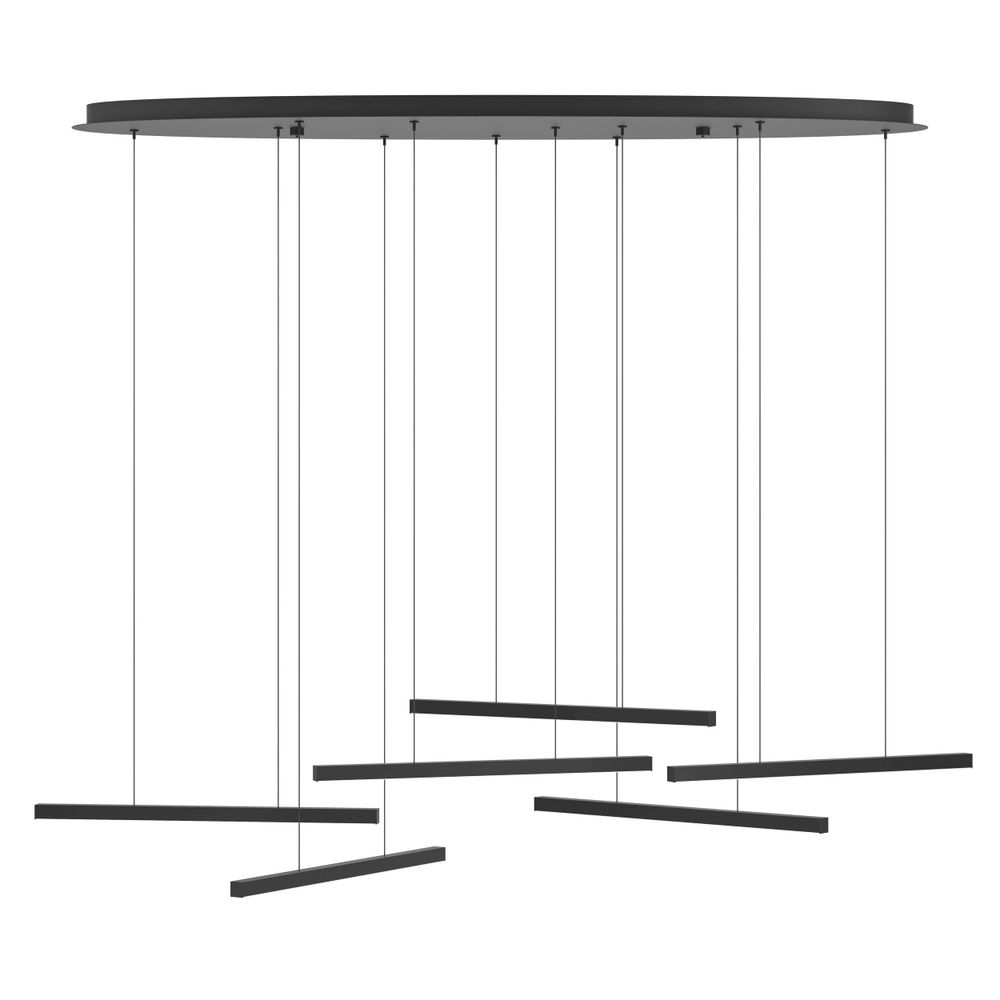 LINDOZA Luster - LED Osvjetljenje u Crnoj Boji slika 5