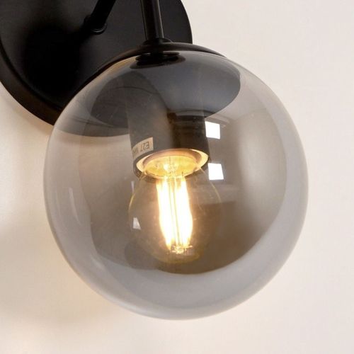 TOOLIGHT Staklena zidna svjetiljka crna APP750-1W slika 9
