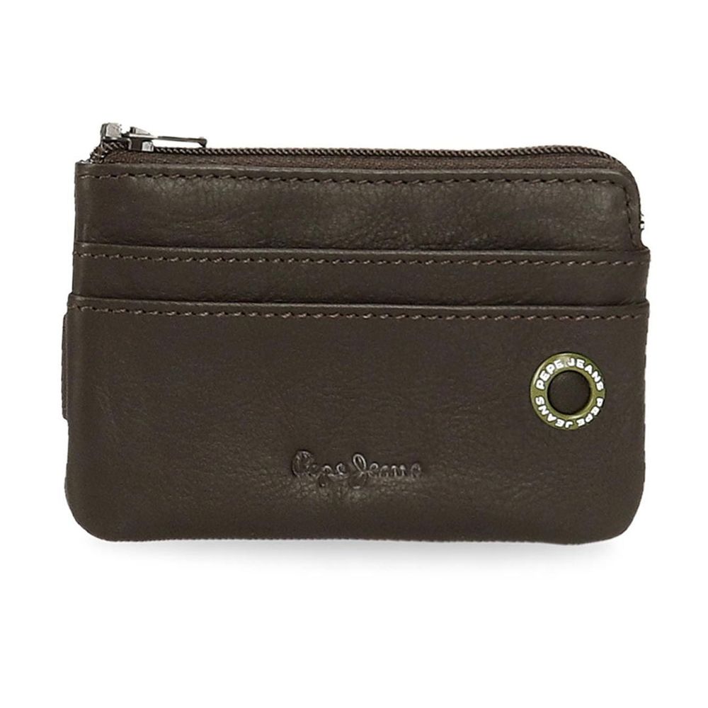 Pepe Jeans kožni novčanik 11 cm Badge 7370332, braon slika 1