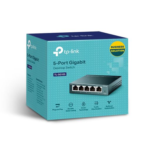 Switch TP-LINK TL-SG105 Gigabit 10/100/1000Mbps metal slika 2