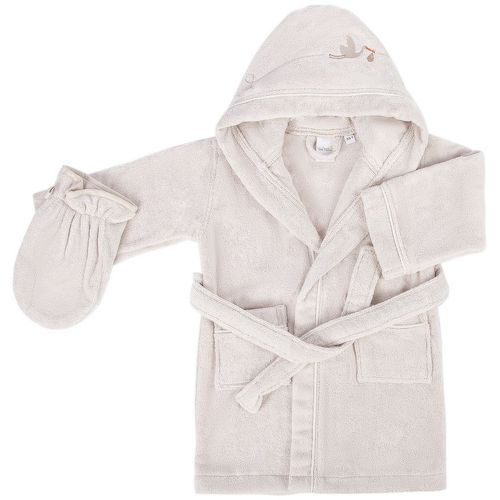 Bebemarin - Beige Beige Kid's Bathrobe slika 1