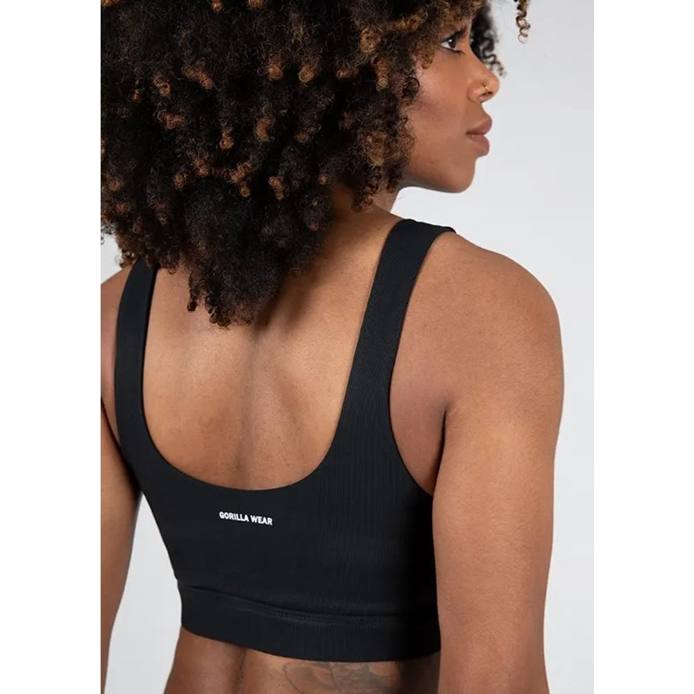 Gorilla Wear SUMMERVILLE Bikini Top, Crni slika 4