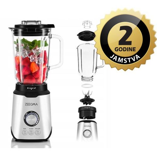 ZEEGMA blender Grand Vitamine, 1600W, staklena čaša 1,75L, mlinac za kavu slika 1