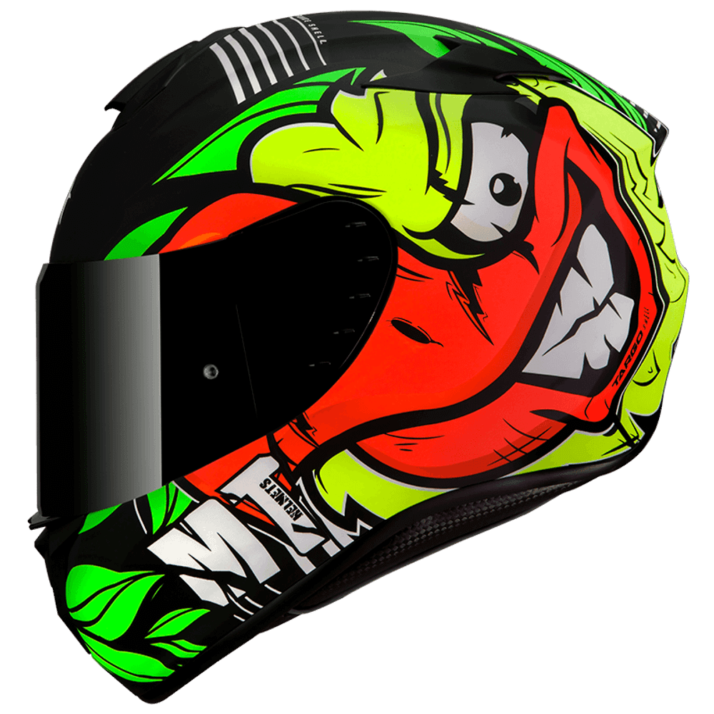 MT Helmets vizir za moto kacigu MT Targo Truck A2 matt fluor žuti slika 3