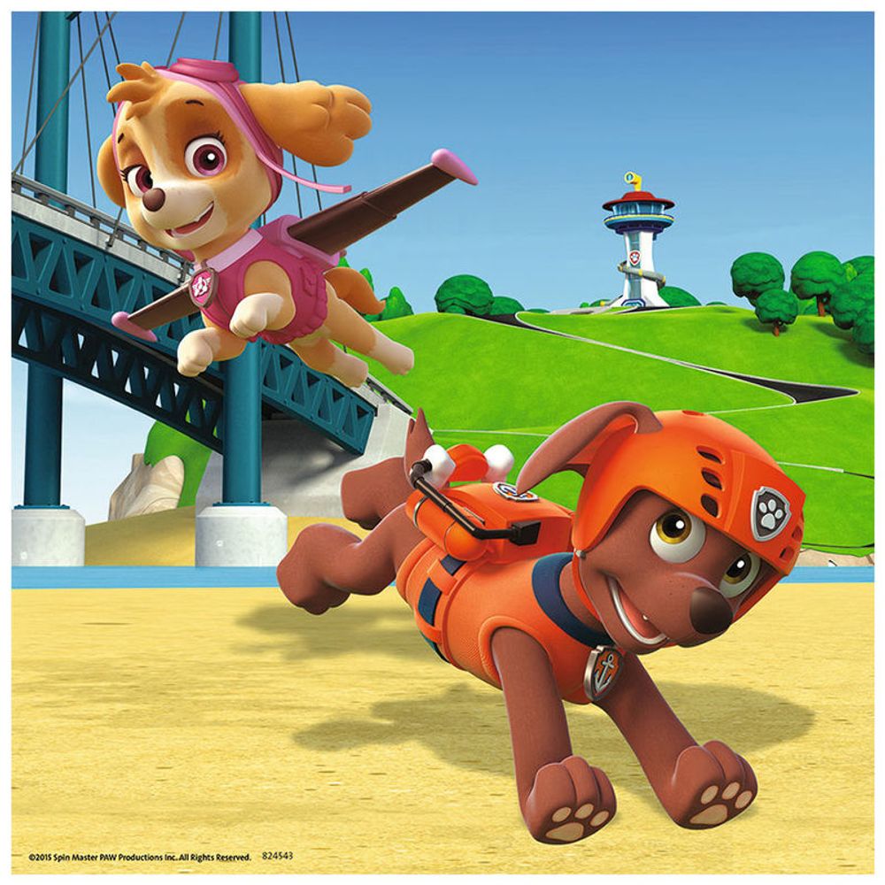 Paw Patrol puzzle 3 x 49 kom slika 2