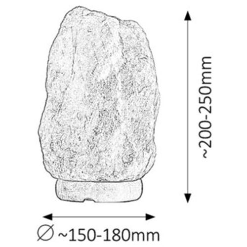 Rabalux Rock solna lampa E14 15W 6~10kg slika 3