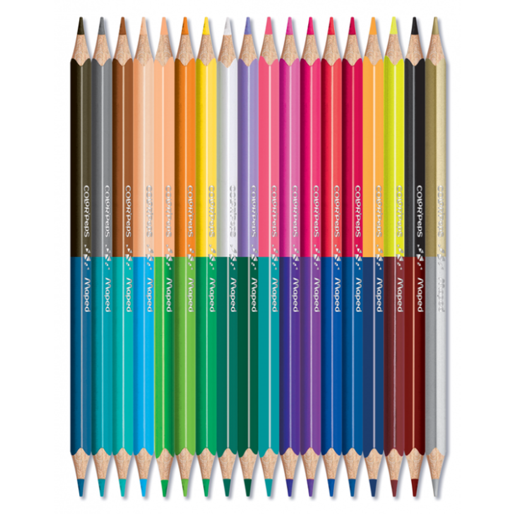 Maped Bojice drvene 18/1 DUO COLORS  slika 2