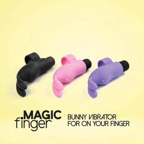 Vibrator za prst FeelzToys - Magic Finger, crni slika 7