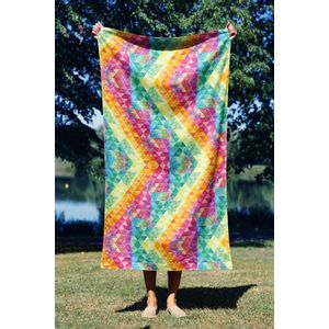 Colourful Cotton Ručnik za plažu Geometric Mozaic 90