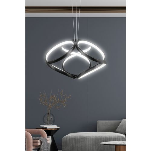 Apeiro - Black, White Light Black Chandelier slika 3