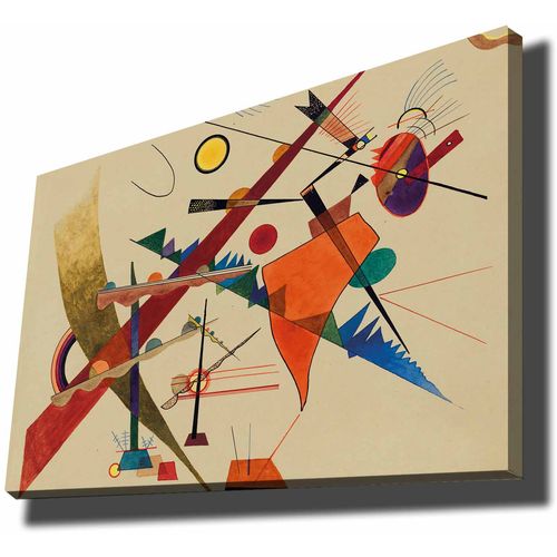 70100KANDINSKY003 Multicolor Decorative Canvas Painting slika 2