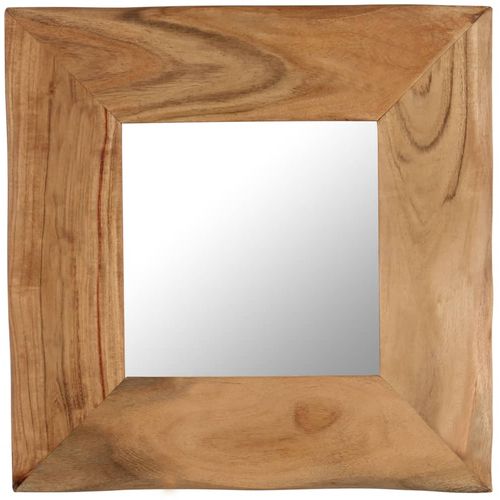 Kozmetičko ogledalo od masivnog bagremovog drva 50 x 50 cm slika 50