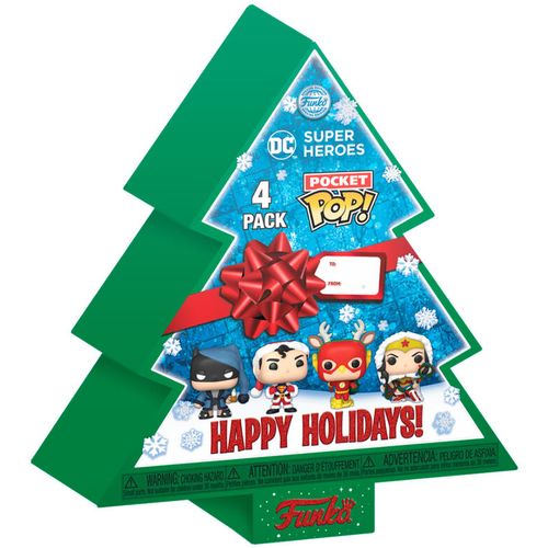 Pocket POP pack 4 figures DC Comics Happy Holidays slika 1