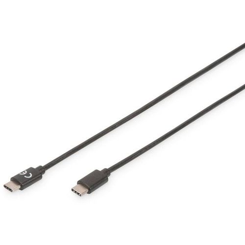 Digitus USB kabel USB 2.0 USB-C® utikač, USB-C® utikač 1.00 m crna sa zaštitom AK-300155-010-S slika 5