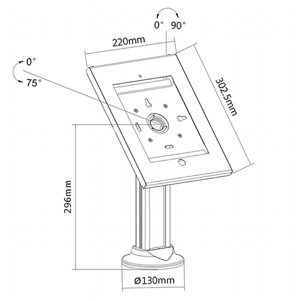 Maclean Stalak za iPad 2 / 3 / 4 / Air, Anti-theft - MC-677 slika 3