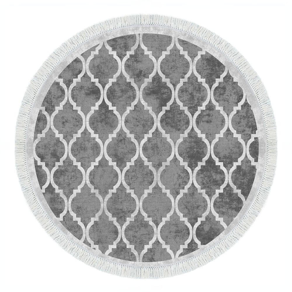 Sivi Tepih za Hodnik ALN400601GR17 (100 x 100 cm) slika 2