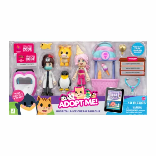 Adopt me - friends pack figurice set - bolnica i slastičarna slika 4