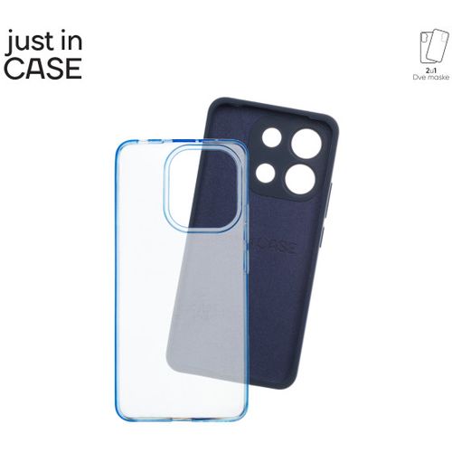 2u1 Extra case MIX PLUS paket maski za telefon Redmi Note 13 PLAVI slika 2