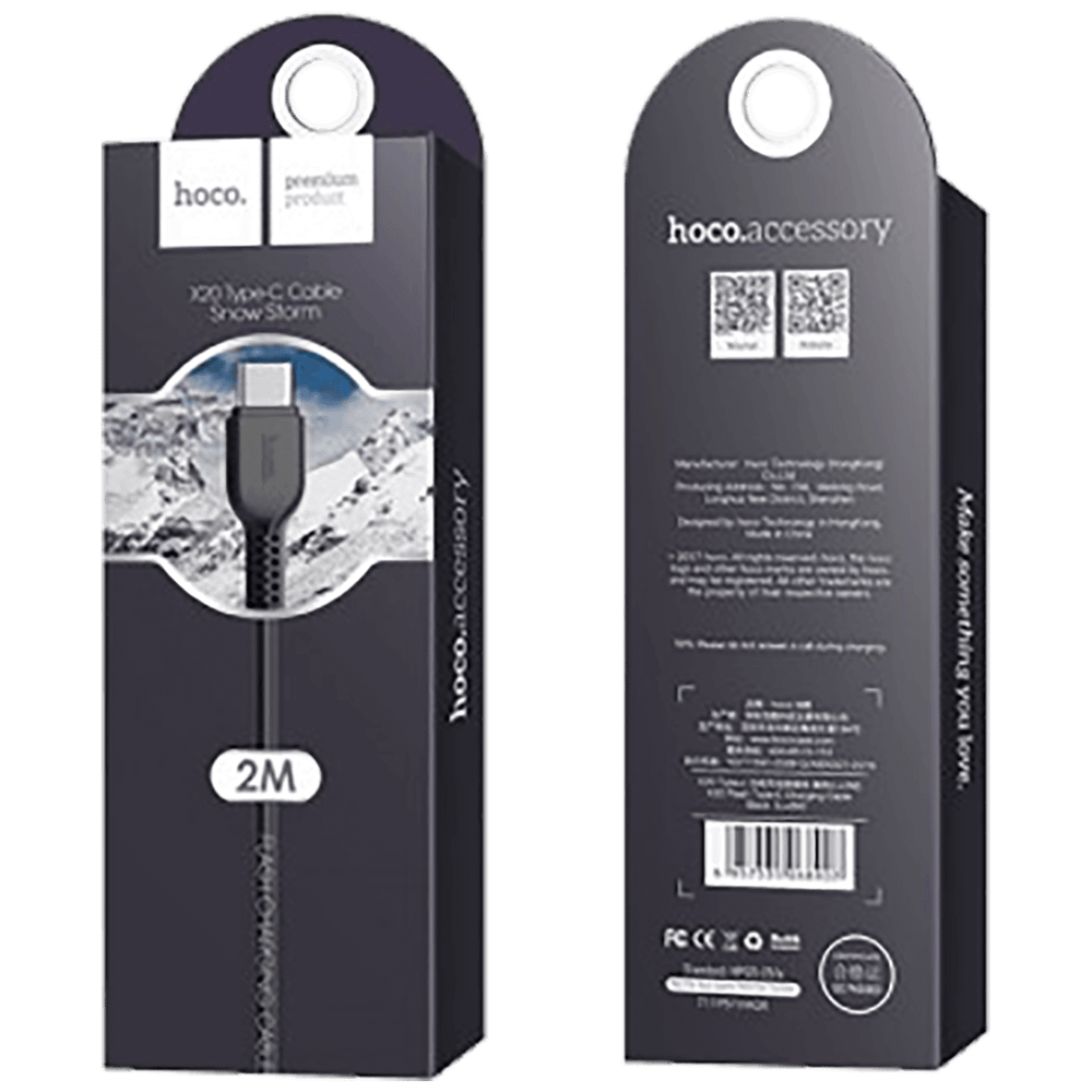 hoco. USB kabl za smartphone , USB type C, 2 met. dužina - X20 Flash type C slika 2