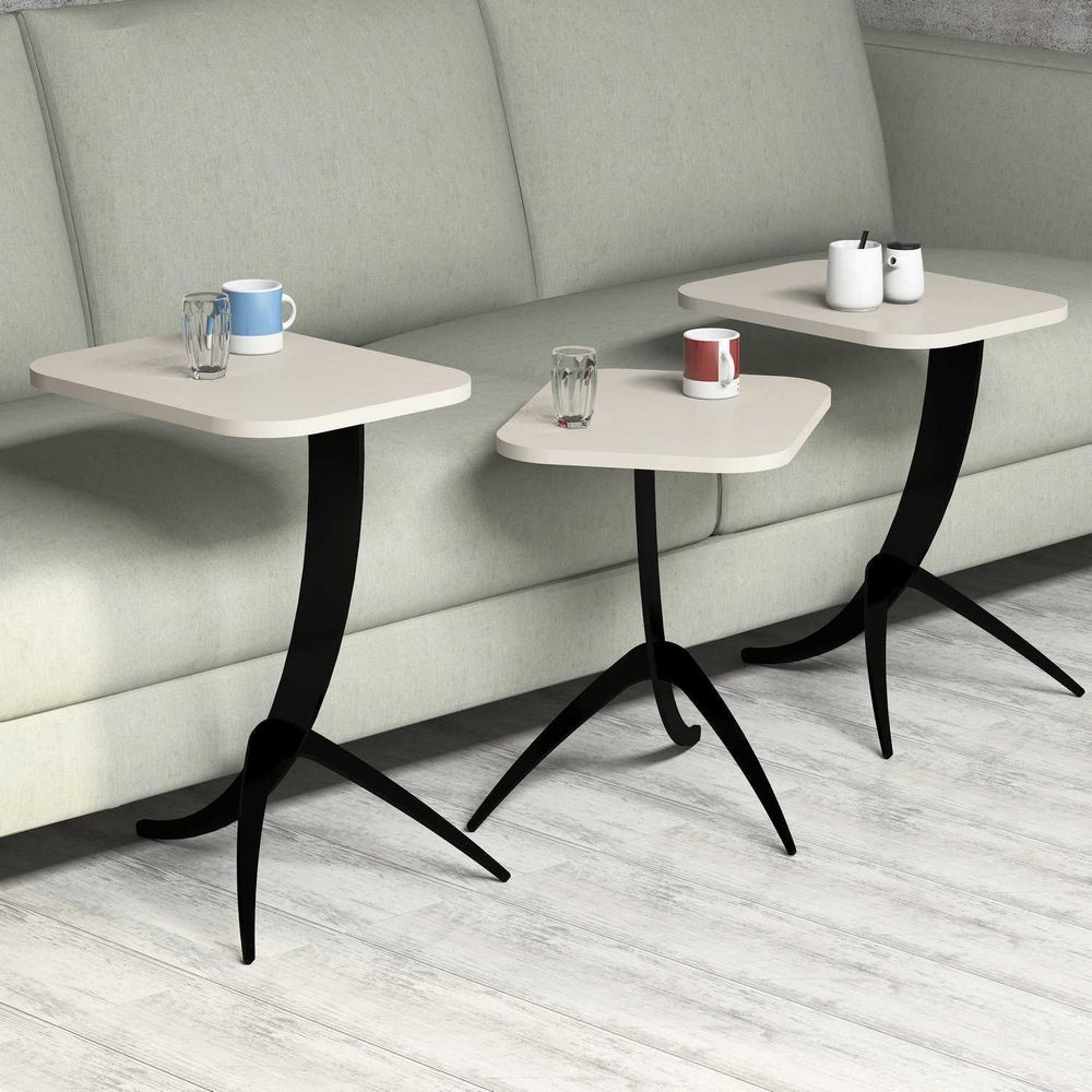 Pion - Krema Nesting Stolovi (3 Komada) slika 3